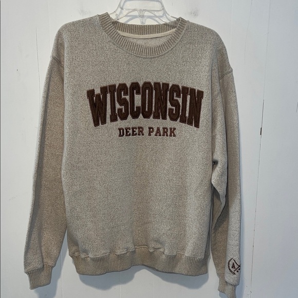 OUT WST Other - Wisconsin Deer Park Crewneck Sweatshirt - Beige 0330269